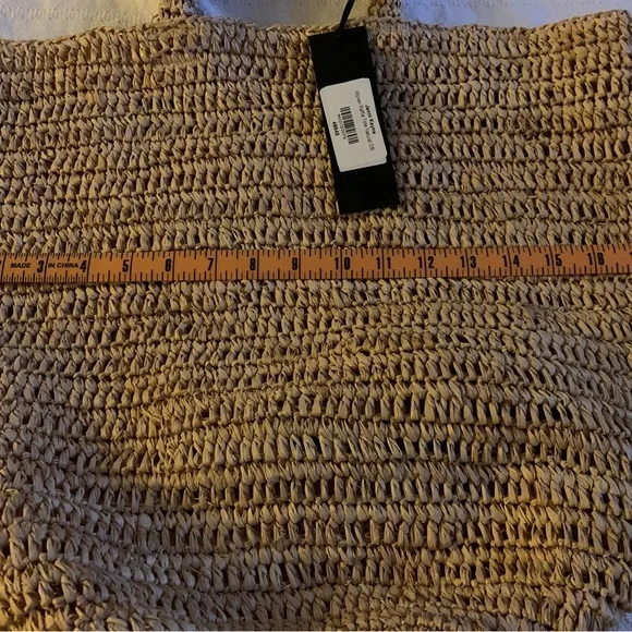 Jenni Kayne Tan Woven Tote Bag - Picture 6 of 8